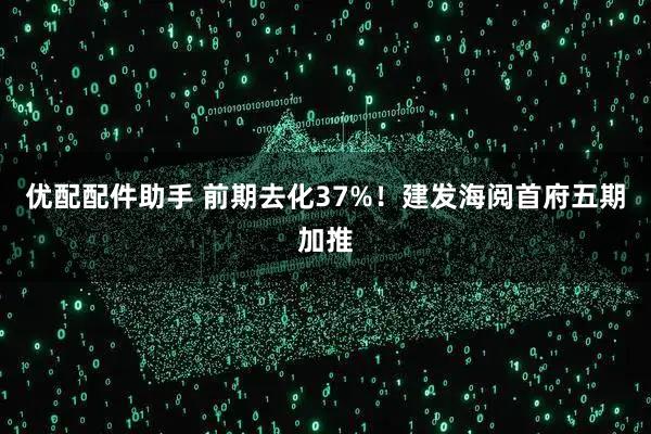 优配配件助手 前期去化37%！建发海阅首府五期加推